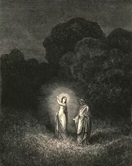 Beatrice Portinari Gallery: I, who now bid thee on this errand forth, am Beatrice, c1890. Creator: Gustave Doré