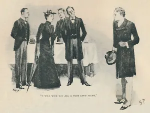 Newnes Prints: I Will Wish You All A Very Good Night, 1892. Artist: Sidney E Paget