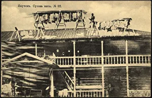 Iakutsk: Meat Curing, 1904-1917. Creator: Unknown