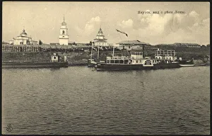 Riverscape Prints: Iakutsk: View From the Lena River, 1904-1917. Creator: Zonenburg, R
