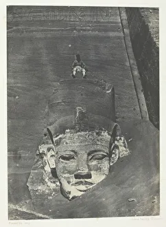 Nubia Prints: Ibsamboul, Colosse Occidental Du Speos De Phre;Nubie, 1849 / 51, printed 1852
