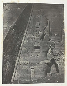 Egypte Nubie Palestine Et Syrie And Gallery: Ibsamboul, Colosse Oriental Du Grand Speos De Phre;Nubie, 1849 / 51