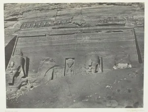 Colossus Gallery: Ibsamboul, Vue Générale Du Grand Spéos De Phrè;Nubie, 1849 / 51