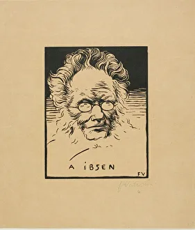 Vallotton Felix Prints: To Ibsen, 1894. Creator: Félix Vallotton