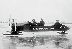 Ice Auto at Duluth, between c1910 and c1915. Creator: Bain News Service