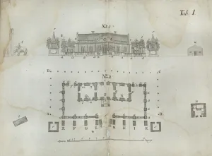 Ice castle built for Empress Anna Ioannovna during the Month of January of the Year 1740