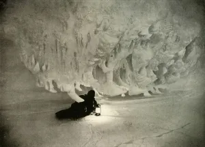 An Ice Cave in the Winter, c1908, (1909)