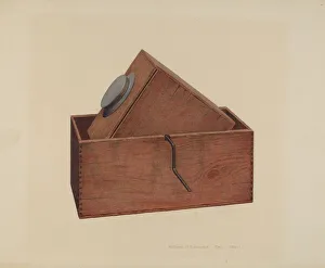 Manual Prints: Ice Cream Freezer, c. 1939. Creator: William H Edwards