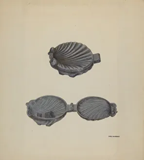 Makrenos Chris Gallery: Ice Cream Mold, c. 1941. Creator: Chris Makrenos