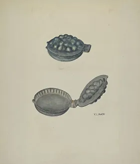 Mould Prints: Ice Cream Mold, c. 1941. Creator: V. L. Vance