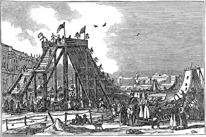 Ice Mountain, artificial sledge run, Russia, 1833