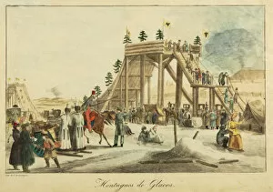 Mardi Gras Gallery: Ice Mountains, ca 1814. Artist: Anonymous