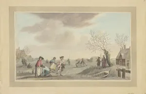 Ice scene, 1700-1800. Creator: Anon