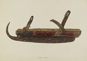 Ice Skate, c. 1938. Creator: Eugene Bartz