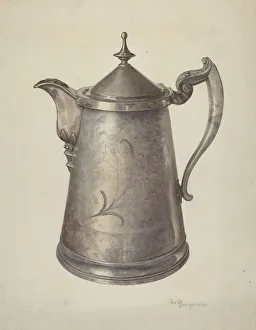 Water Pitcher Prints: Ice Water Pitcher, 1940. Creator: Carl Buergerniss