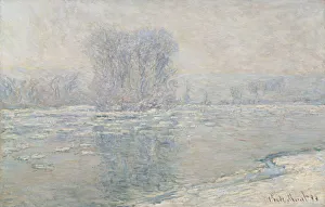 Banks Prints: Ice, white effect (Glacons, effet blanc), 1893. Artist: Monet, Claude (1840-1926)