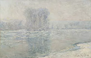 Ice, white effect (Glacons, effet blanc), 1893. Artist: Monet, Claude (1840-1926)