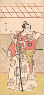 Ichikawa Danjuro V as a Samurai of High Rank, ca. 1778. Creator: Shunsho