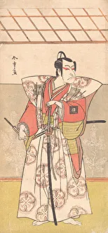 Hakama Prints: Ichikawa Danjuro V as a Samurai of High Rank, ca. 1778. Creator: Shunsho