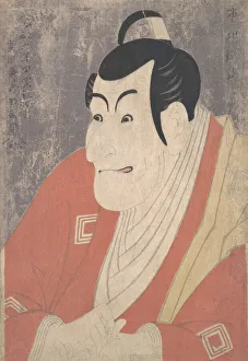 Sharaku Prints: Ichikawa Ebizo IV as Takemura Sadanojo in the Play Koinyobo Somewake Tazuna, 1794