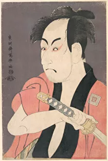 Ichikawa Omezo I in the Role of Yakko Ippei from the Play Koinyobo Somewake Tazuna, 1794