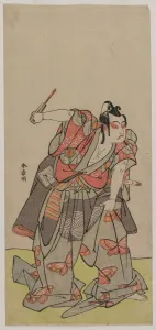 Katsukawa Shunsho Japanese Prints: Ichikawa Yaozo II as Soga no Goro