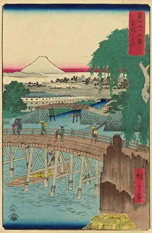 Fuji Prints: Ichikoku Bridge in the Eastern Capital (Toto Ichikokubashi)