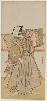 Katsukawa Shunsho Japanese Prints: Ichimura Uzaemon IX as Soga no Juro