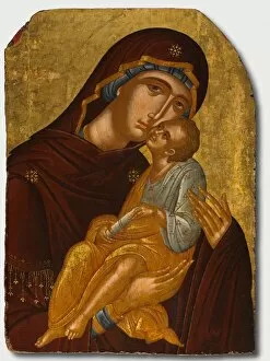 Crete Collection: Icon of the Mother of God and Infant Christ (Virgin Eleousa), c. 1425-50. Creator