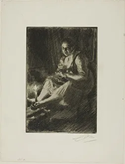 Warmth Prints: Ida, 1905. Creator: Anders Leonard Zorn