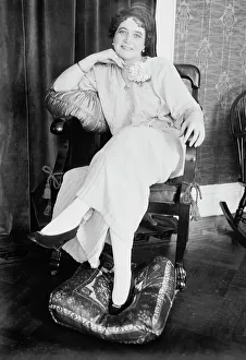 Cushion Prints: Ida Cajetti, 1915. Creator: Bain News Service
