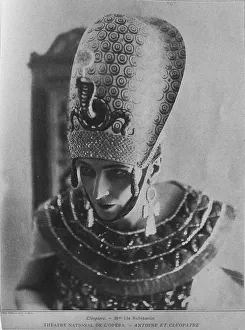 Ida Rubinstein as Cleopatra in the ballet Antoine et Cleopatre by Florent Schmitt, c. 1920 Ida Rubinstein as Cleopatra in the ballet Antoine et Cleopatre by Florent Schmitt, c. 1920