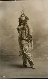 Ida Rubinstein, Russian ballerina, 1910