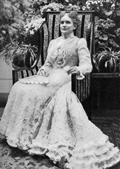 Singleton Gallery: Ida Saxton McKinley, wife of American president William McKinley, c1900, (1908)