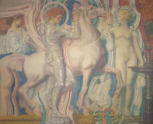 Pastel On Canvas Prints: The Ideal, c1900s. Creator: Emile Vloors