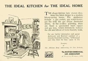 Product Gallery: The Ideal Kitchen for the Ideal Home - The British Commercial Gas Association, 1920