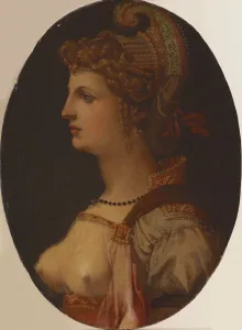 Tokyo Prints: Ideal Portrait of a Lady (Portrait of Vittoria Colonna). Creator: Bacchiacca, Francesco