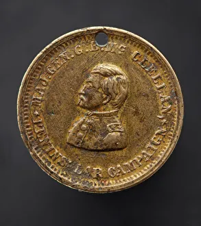 Identification tag for C. P. More [sic], 1863 - 1864. Creator: Unknown