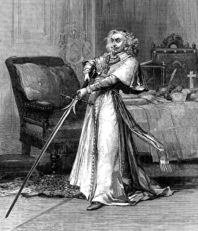 Armand Jean Duplessis Prints: With this I...did hand to hand engage the stalworth Englishers