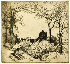 Maclaughlan Donald Shaw Prints: Idillio, Venice, 1908. Creator: Donald Shaw MacLaughlan