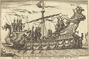 Galley Prints: Idinone ea Mopso Argonoti guidati da Apollo. Creator: Balthasar Moncornet