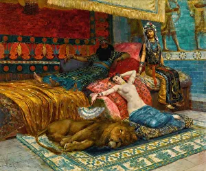 Animals And Birds Collection: Idle moments, 1888. Creator: Rochegrosse, Georges Antoine (1859-1938)