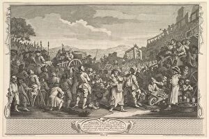 The Idle 'Prentice Executed at Tyburn (Industry and Idleness, plate 11)