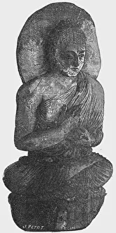 Bates Hw Prints: Idol of an Indian Temple; Notes on the Ancient Temples of India, 1875. Creator: Unknown
