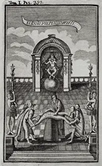 Human Prints: Idol Vitzliputzli (Huitzilopochtli), Mexican idol. 1771. Creator: Unknown
