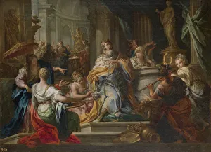 Ten Commandments Collection: The Idolatry of King Solomon. Artist: Conca, Sebastiano (1680-1764)
