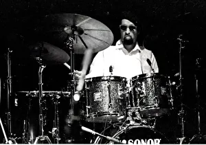 Drummer Prints: Idris Muhammad, Ronnie Scotts, London, 1998. Artist: Brian O Connor