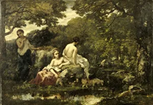 De La Pena Prints: Idyll, 1853. Creator: Narcisse Virgile Diaz de la Pena