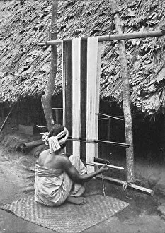 Loom Gallery: Iebu weaver, 1912. Artist: AW Gelston