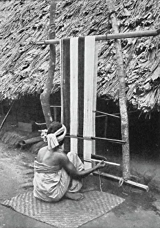 Loom Gallery: Iebu weaver, 1912. Artist: AW Gelston